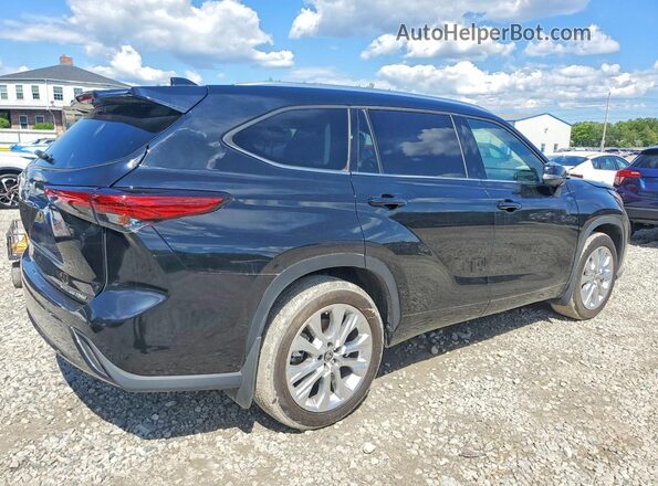 5TDKDRBH2PS517974 2023 TOYOTA HIGHLANDER Black უკანა მარჯვენა