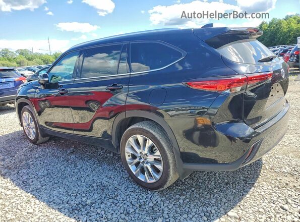 5TDKDRBH2PS517974 2023 TOYOTA HIGHLANDER Black უკანა მარცხენა
