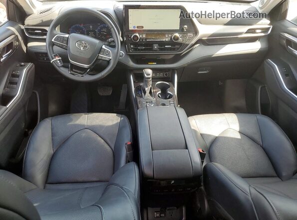 5TDKDRBH2PS517974 2023 TOYOTA HIGHLANDER Black წინა პანელის ხედი