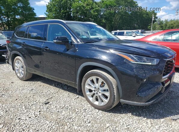5TDKDRBH2PS517974 2023 TOYOTA HIGHLANDER Black წინა მარჯვენა