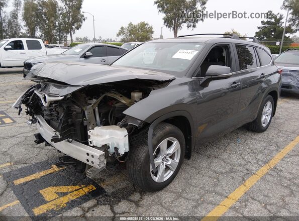 5TDKDRBH2PS522205 2023 TOYOTA HIGHLANDER Gray Przód lewy