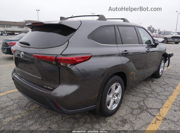 5TDKDRBH2PS522205 2023 TOYOTA HIGHLANDER Gray Tył prawy