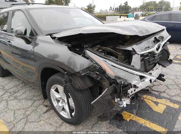 5TDKDRBH2PS522205 2023 TOYOTA HIGHLANDER Gray Widok wnętrza z tyłu