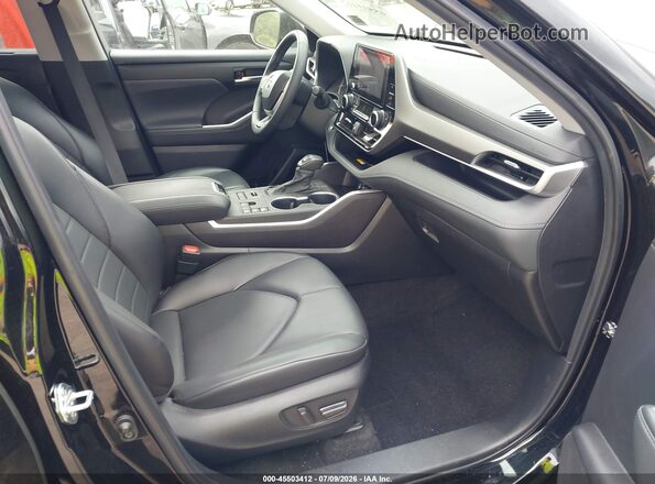 5TDKDRBH2PS526593 2023 TOYOTA HIGHLANDER Black Vista interior delantera