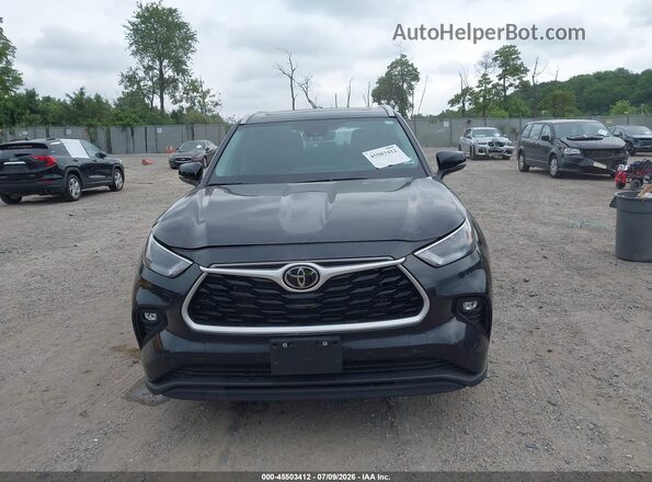 5TDKDRBH2PS526593 2023 TOYOTA HIGHLANDER Black Vista interior trasera