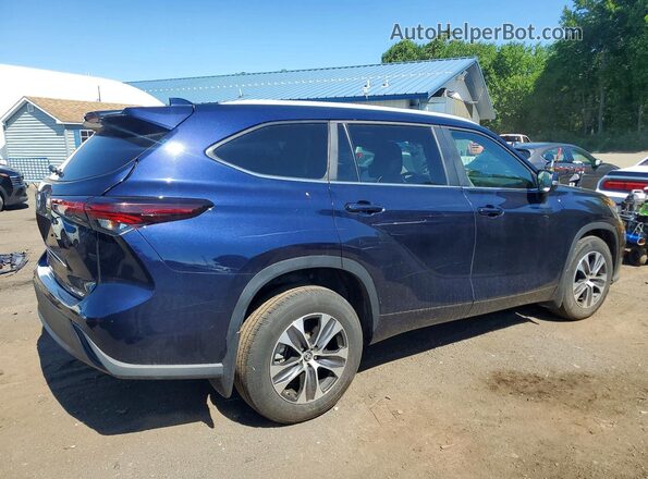 5TDKDRBH2RS534292 2024 TOYOTA HIGHLANDER Blue Tył prawy
