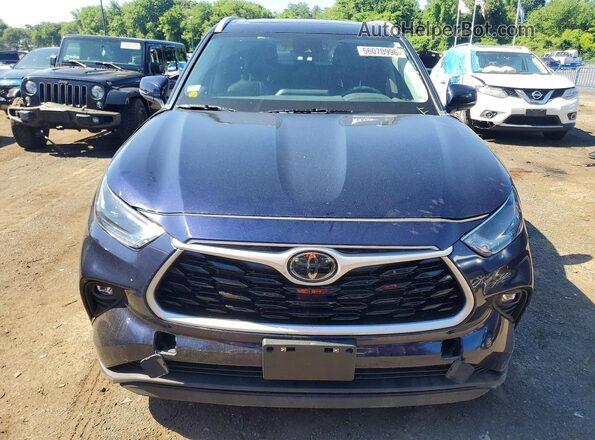 5TDKDRBH2RS534292 2024 TOYOTA HIGHLANDER Blue Widok z przodu