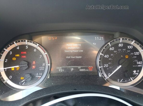 5TDKDRBH2RS534292 2024 TOYOTA HIGHLANDER Blue Widok zestawu wskaźników
