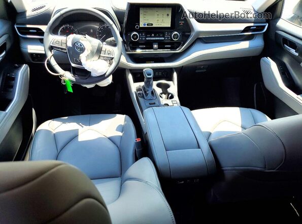 5TDKDRBH2RS551951 2024 TOYOTA HIGHLANDER Синий Вид панели приборов