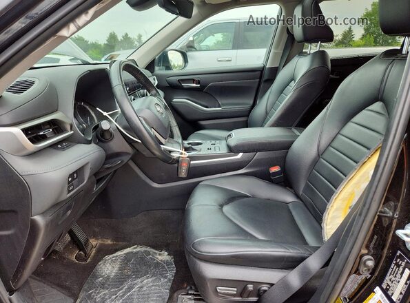 5TDKDRBH3PS043453 2023 TOYOTA HIGHLANDER Black Սալոնի դիմացի տեսք