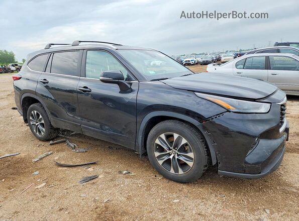 5TDKDRBH3PS043453 2023 TOYOTA HIGHLANDER Black Առջևի աջ
