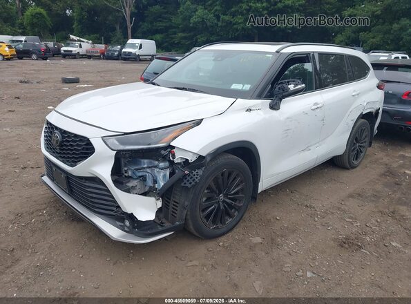 5TDKDRBH3PS513352 2023 TOYOTA HIGHLANDER Белый Передняя левая четверть