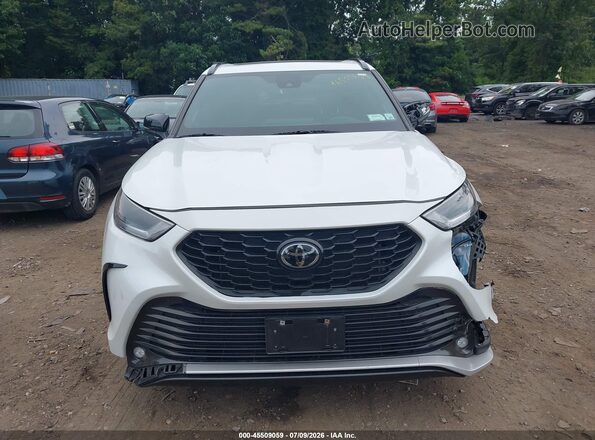 5TDKDRBH3PS513352 2023 TOYOTA HIGHLANDER Белый Вид щитка приборов