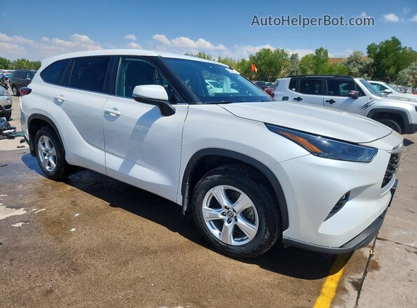 5TDKDRBH3RS538108 2024 TOYOTA HIGHLANDER White წინა მარჯვენა