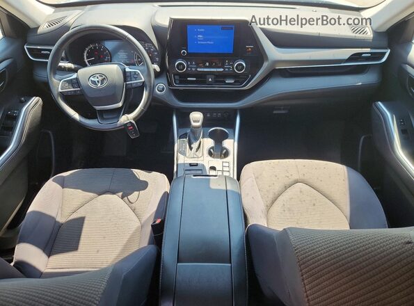 5TDKDRBH3RS538108 2024 TOYOTA HIGHLANDER White წინა პანელის ხედი