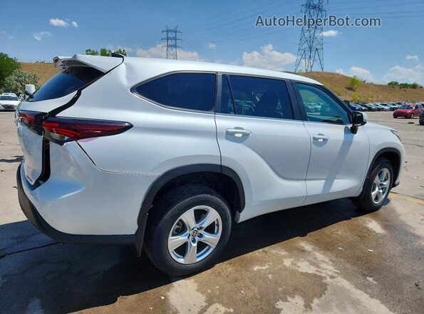 5TDKDRBH3RS538108 2024 TOYOTA HIGHLANDER White უკანა მარჯვენა