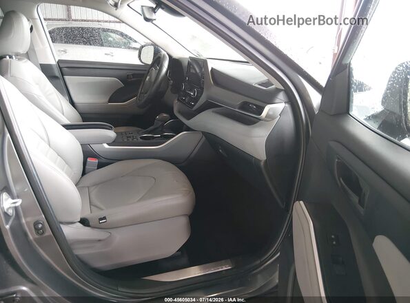 5TDKDRBH3RS552509 2024 TOYOTA HIGHLANDER Gray Սալոնի դիմացի տեսք