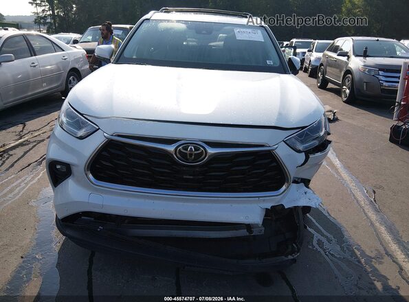 5TDKDRBH4PS009974 2023 TOYOTA HIGHLANDER White Widok zestawu wskaźników