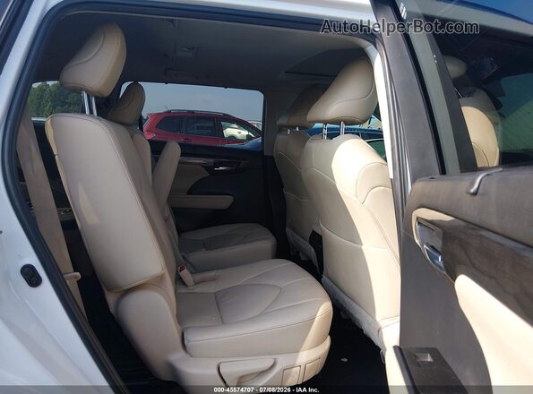 5TDKDRBH4PS009974 2023 TOYOTA HIGHLANDER White Widok naklejki z numerem VIN