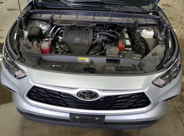 5TDKDRBH4RS534617 2024 TOYOTA HIGHLANDER Gray Vista del compartimento del motor