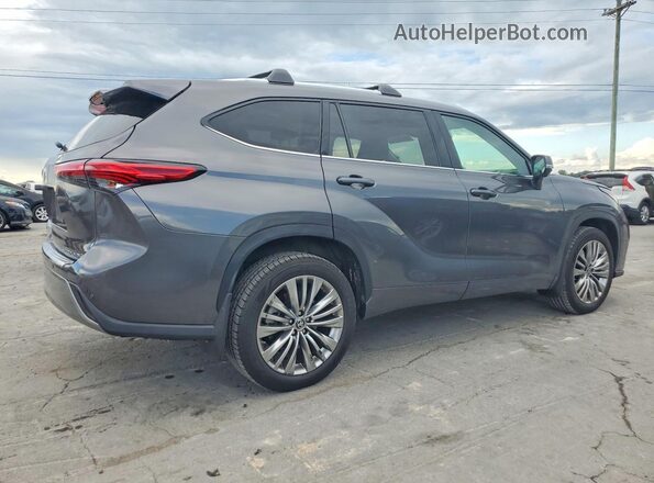 5TDKDRBH4RS538909 2024 TOYOTA HIGHLANDER Gray Հետևի աջ
