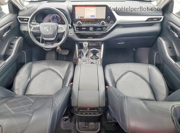 5TDKDRBH4RS538909 2024 TOYOTA HIGHLANDER Gray Առջևի վահանակի տեսք