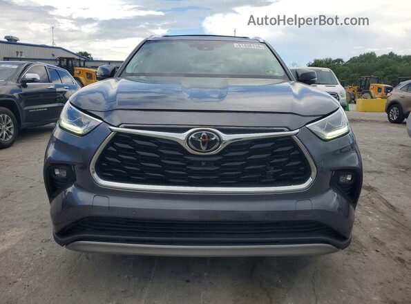 5TDKDRBH4RS538909 2024 TOYOTA HIGHLANDER Gray Դիմացի տեսք