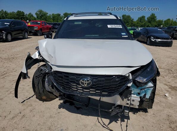 5TDKDRBH4SS577022 2025 TOYOTA HIGHLANDER Белый Вид спереди