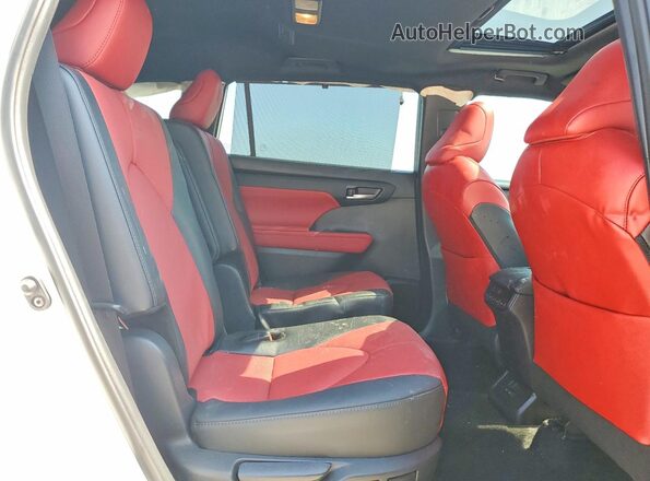 5TDKDRBH4SS577022 2025 TOYOTA HIGHLANDER Белый Вид задней части салона