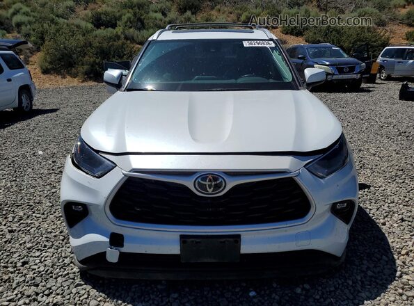 5TDKDRBH5PS000832 2023 TOYOTA HIGHLANDER White Vista frontal