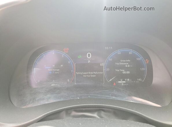 5TDKDRBH5PS015184 2023 TOYOTA HIGHLANDER Charcoal Widok zestawu wskaźników