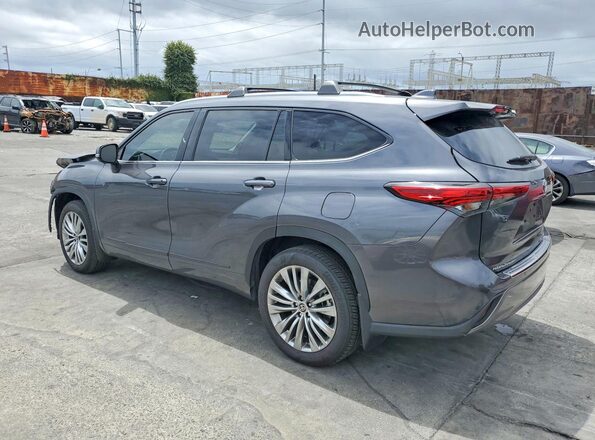 5TDKDRBH5PS015184 2023 TOYOTA HIGHLANDER Charcoal Tył lewy
