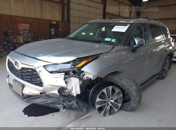 5TDKDRBH5PS023401 2023 TOYOTA HIGHLANDER Gray წინა ხედი