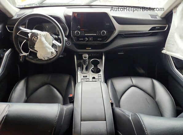 5TDKDRBH5PS046600 2023 TOYOTA HIGHLANDER Серебряный Вид панели приборов