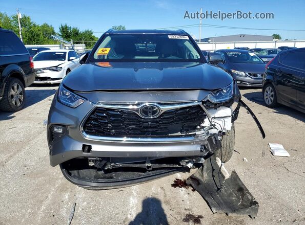 5TDKDRBH5SS580964 2025 TOYOTA HIGHLANDER Silver Вид спереду