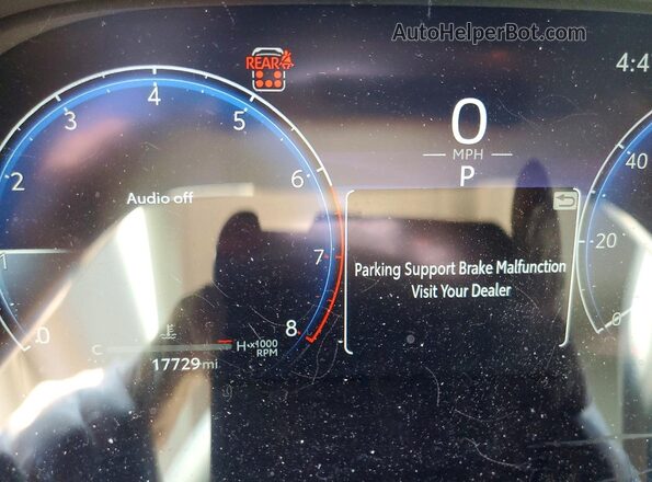5TDKDRBH5SS580964 2025 TOYOTA HIGHLANDER Silver Вид щитка приладів