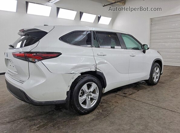 5TDKDRBH5SS588045 2025 TOYOTA HIGHLANDER White Tył prawy