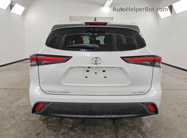 5TDKDRBH5SS588045 2025 TOYOTA HIGHLANDER White Widok z tyłu