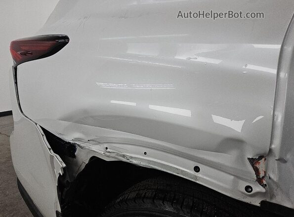 5TDKDRBH5SS588045 2025 TOYOTA HIGHLANDER White Widok wnętrza 360 stopni