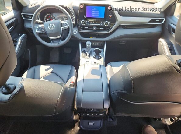 5TDKDRBH5TS604200 2026 TOYOTA HIGHLANDER Black Առջևի վահանակի տեսք