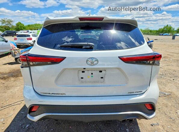 5TDKDRBH6PS016375 2023 TOYOTA HIGHLANDER White უკანა ხედი