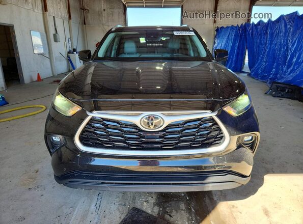 5TDKDRBH6PS503284 2023 TOYOTA HIGHLANDER Black Вид спереду