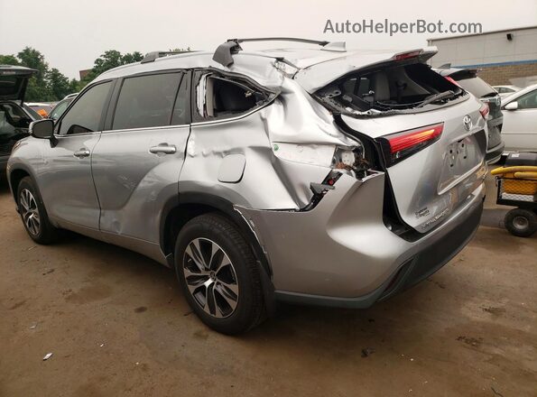5TDKDRBH6PS527617 2023 TOYOTA HIGHLANDER Silver Задня ліва чверть