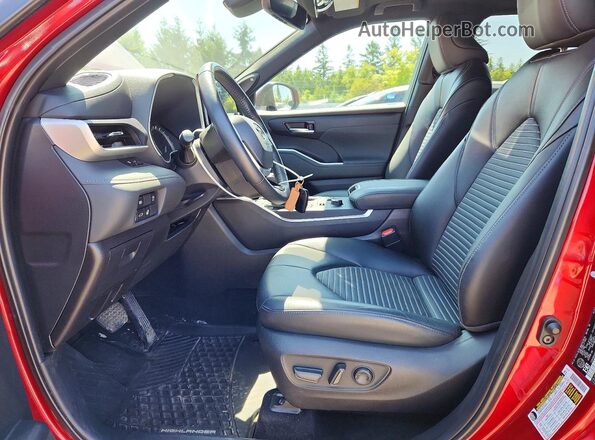 5TDKDRBH6RS535929 2024 TOYOTA HIGHLANDER Red Vista interior delantera