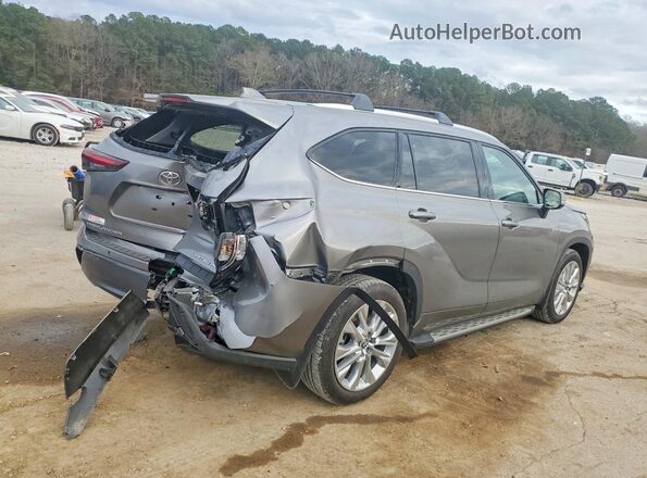 5TDKDRBH6SS585753 2025 TOYOTA HIGHLANDER Gray Trasero derecho