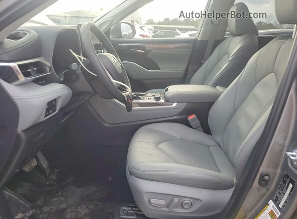 5TDKDRBH6SS585753 2025 TOYOTA HIGHLANDER Gray Vista interior delantera