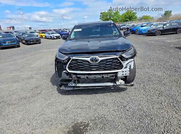 5TDKDRBH6SS590550 2025 TOYOTA HIGHLANDER Черный Вид спереди