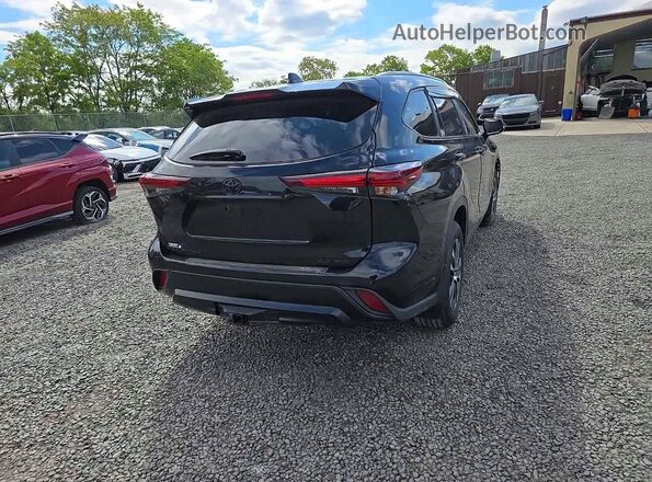 5TDKDRBH6SS590550 2025 TOYOTA HIGHLANDER Черный Передняя правая четверть