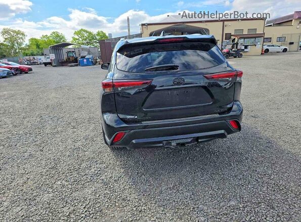 5TDKDRBH6SS590550 2025 TOYOTA HIGHLANDER Черный Вид сзади
