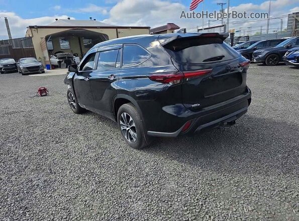 5TDKDRBH6SS590550 2025 TOYOTA HIGHLANDER Черный Задняя левая четверть